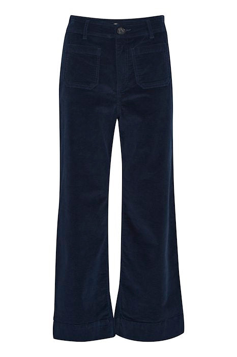 B Young Dasik Pocket Trousers - Navy Cord