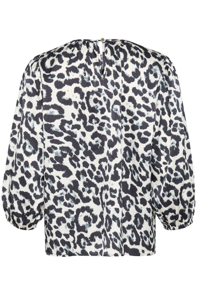 Kaffe - Roxy Leopard Silky Blouse