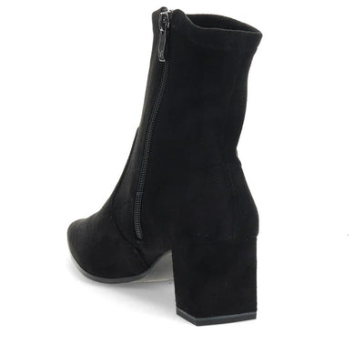 Caprice - Faux Suede Heeled Boots