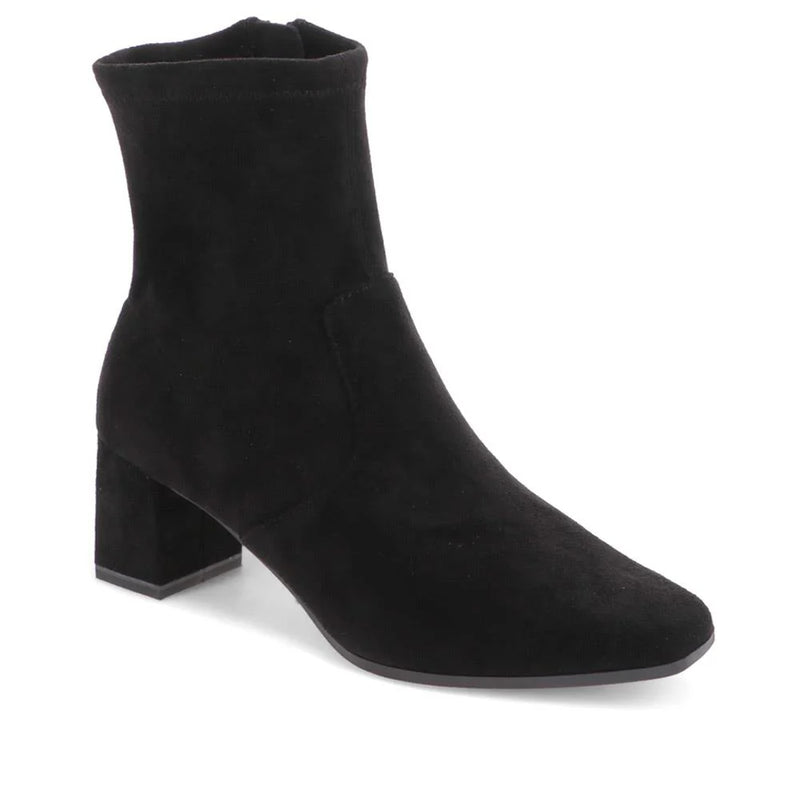 Caprice - Faux Suede Heeled Boots