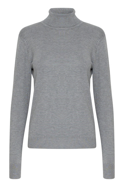 B Young - Morla Roll Neck in Grey