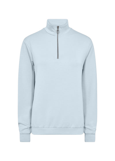 Soyaconcept - Banu 3/4 Zip up in Baby Blue