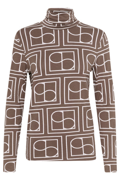 Soaked in Luxury - Hanadi Printed Rollneck