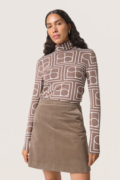 Soaked in Luxury - Hanadi Printed Rollneck