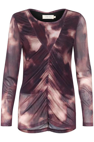 Elevate your style with our Crolly T-Shirt in Rum Raisin Fade. This tie-dye mesh top features ruching down the middle for a flattering and unique touch. With its airy design and vibrant colour, this shirt will make you stand out in any crowd. Make a statement today!



Made of 95% Polyester, 5% elastic, machine wash 30 and air dry where possible&nbsp;
