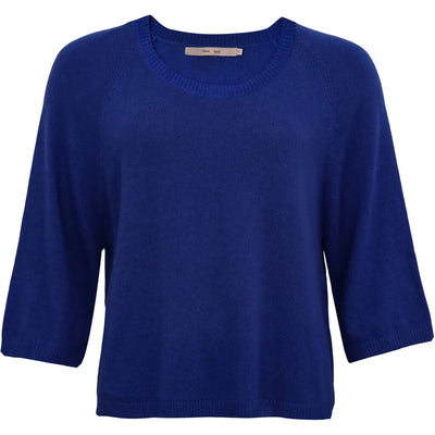 allie pullover in cobalt