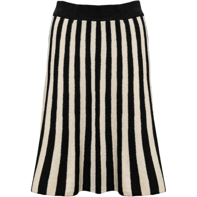 Get ready for autumn with the Costamani Emmaline Knitted Skirt. This stripey skirt is perfect for adding some playful pattern to your wardrobe. Made for those who don't take themselves too seriously, this quirky and fun skirt will make any outfit stand out.    Made of 68% acrylic, 12% polyester, 11% nylon, 6% wool, 3% elastane, Machine wash 30 &amp; air dry only, reshape while wet