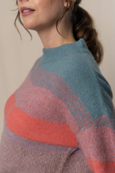 Lily & Me - Art Colour Block Jumper