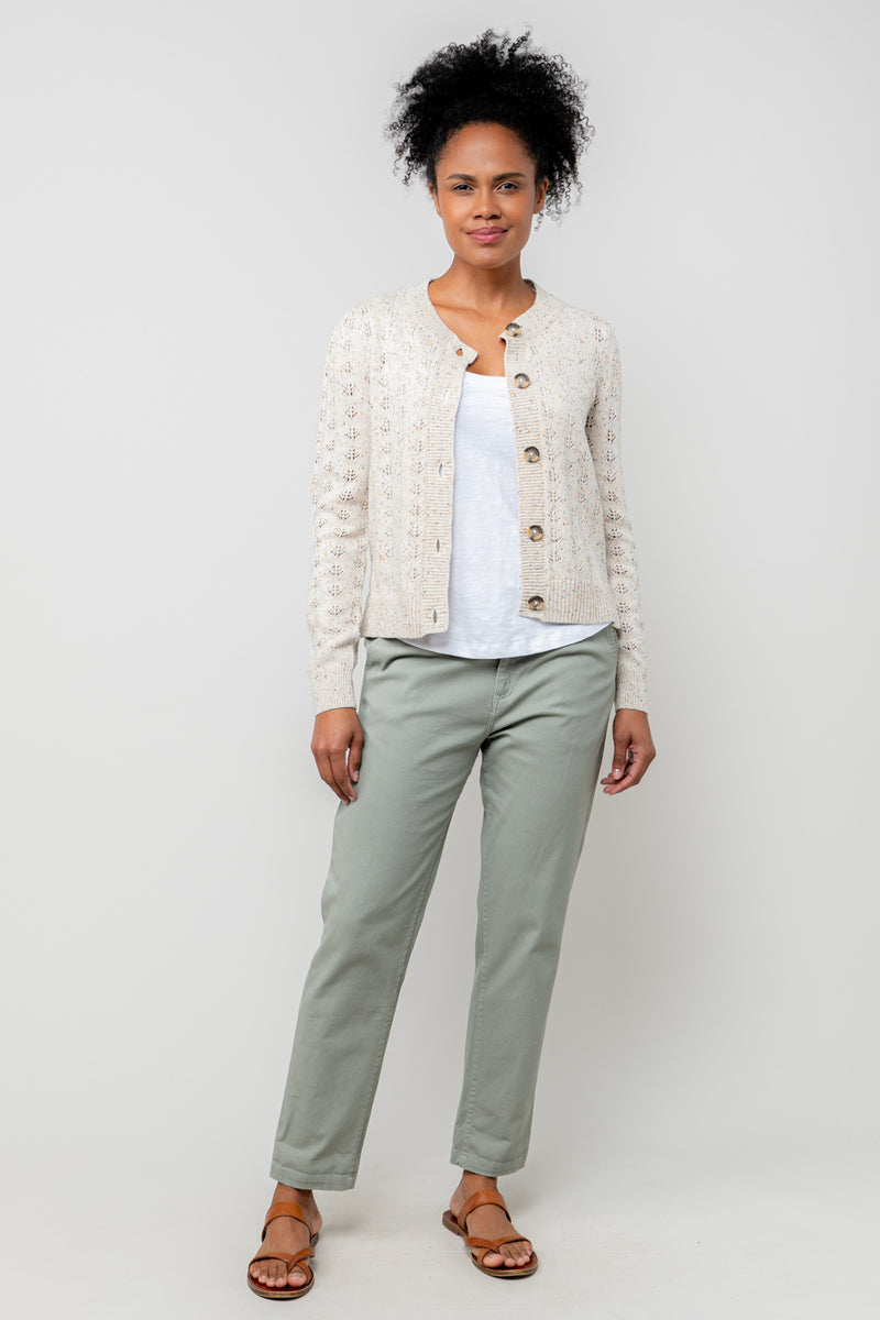 Lily & Me Breaker Trouser Twill in Pale Green