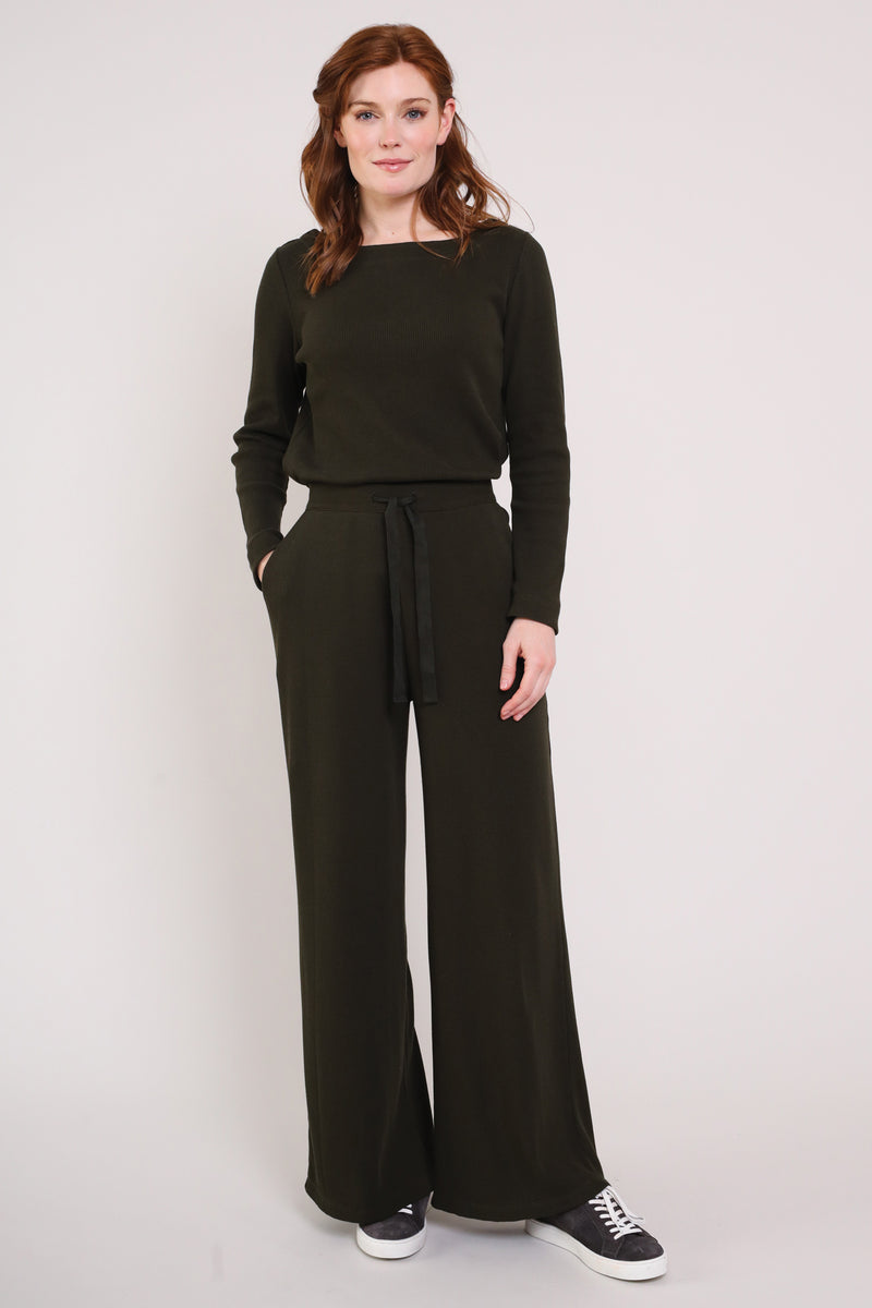 Nomads - Waffle Wide Leg Trousers