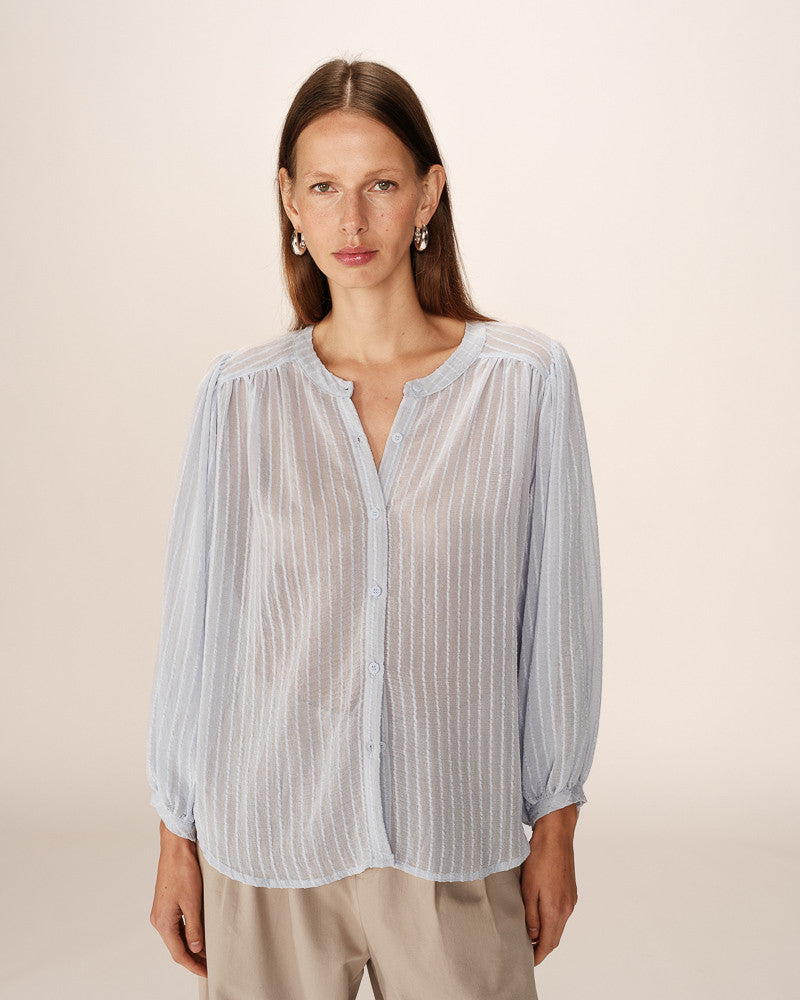 Grace & Mila - Poesie Pale Blue Blouse