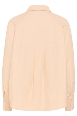 Kaffe - Haily Shirt in Peach showing the rear