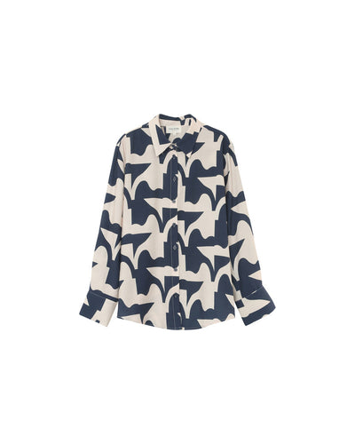 Grace & Mila - Primo Navy/Cream Shirt