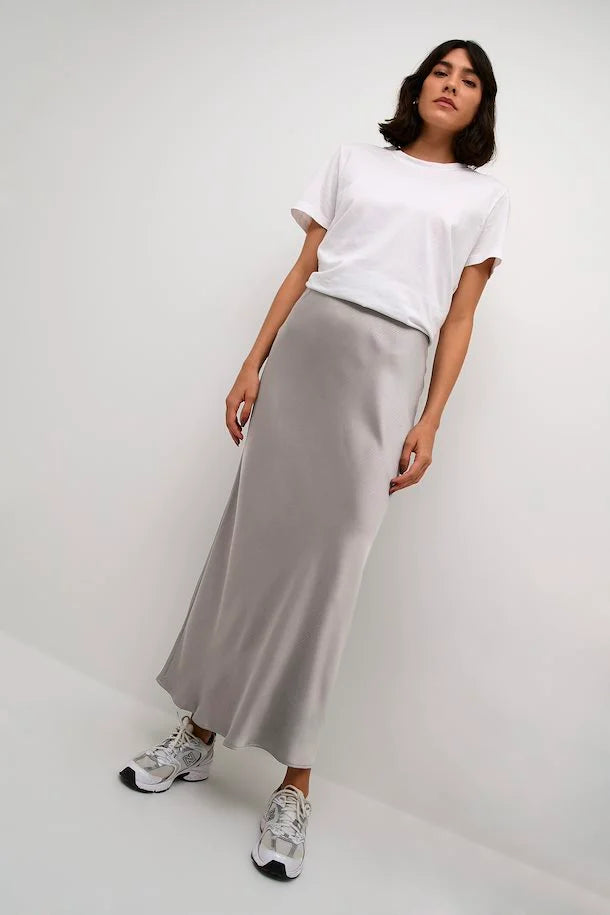 Kaffe - Kalotte Skirt in Steeple Gray