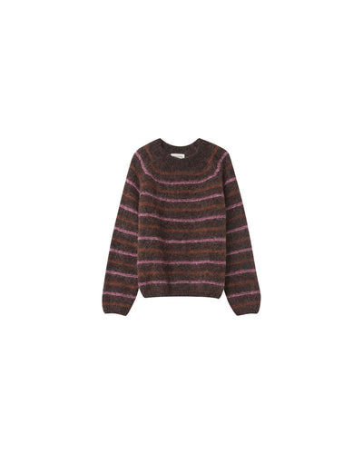 Grace & Mila - Nausica Brown Striped Jumper