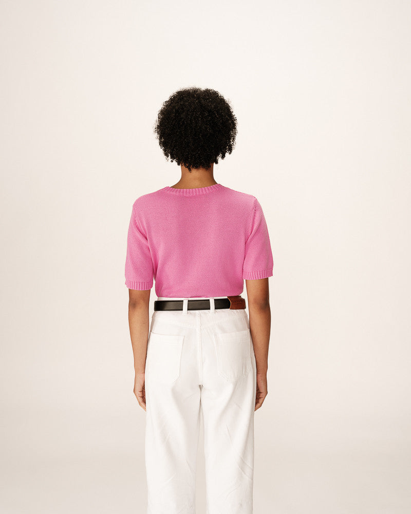 Grace & Mila - Palermo Pink Cotton Jumper