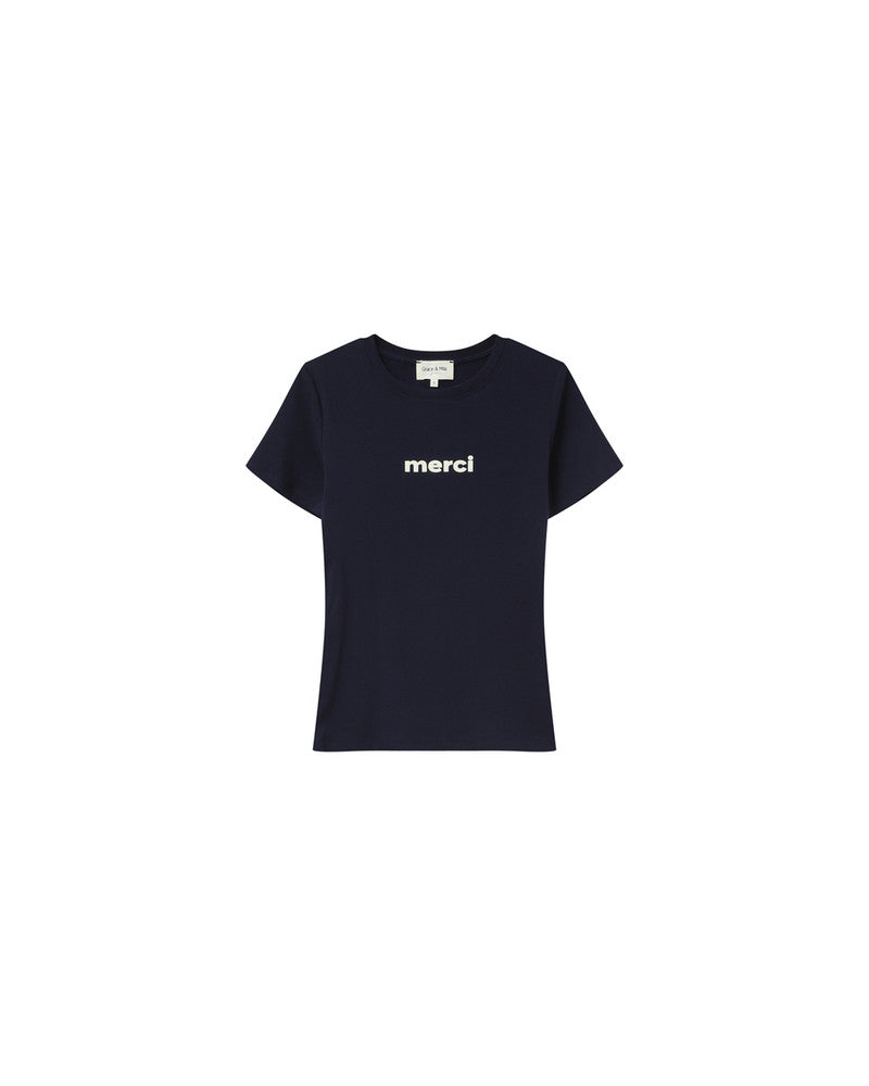 Grace & Mila - Papa Navy T -Shirt