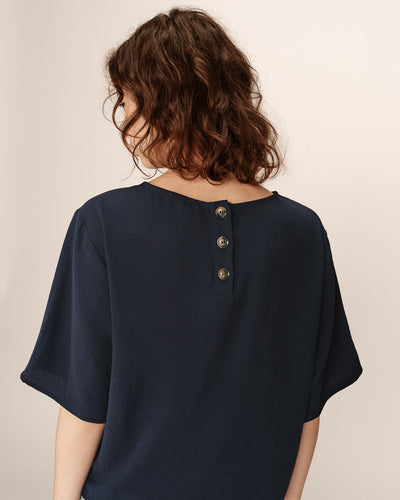 Grace & Mila - Paprika Navy Top